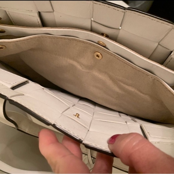 Michael kors Vivian white leather quilted purse RARE - Picture 11 of 13